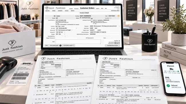 Delivery notes & invoices